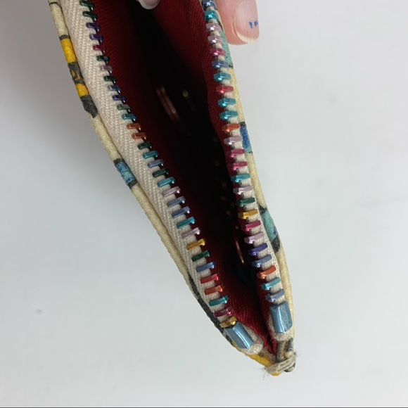 •Dooney & Bourke• Vintage Bumblebee Zip Card Pouch - Picture 3 of 5